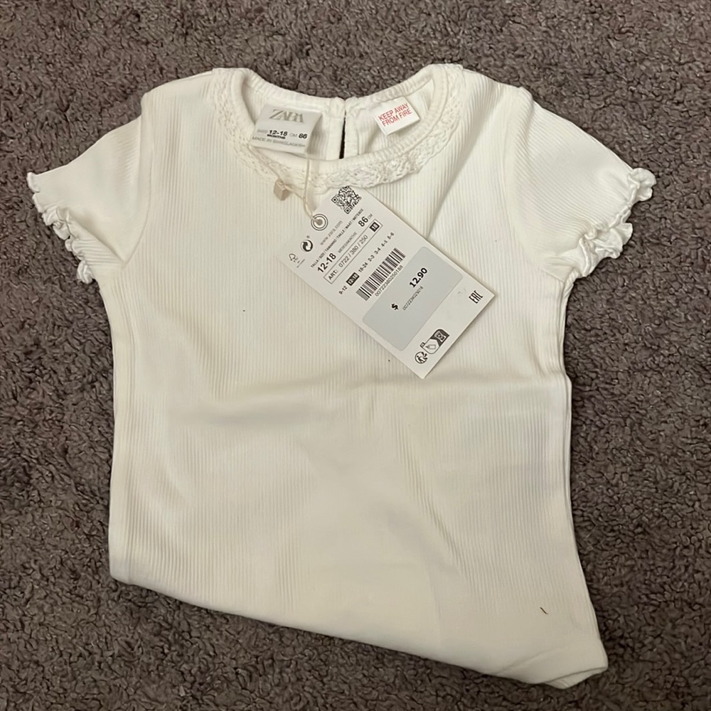 Zara White Bodysuit